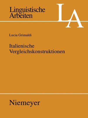 cover image of Italienische Vergleichskonstruktionen